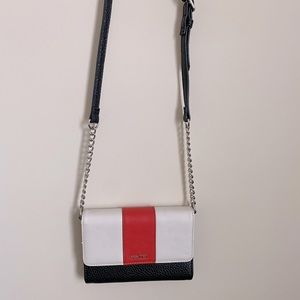 Nine West Red, Black, and White Purse